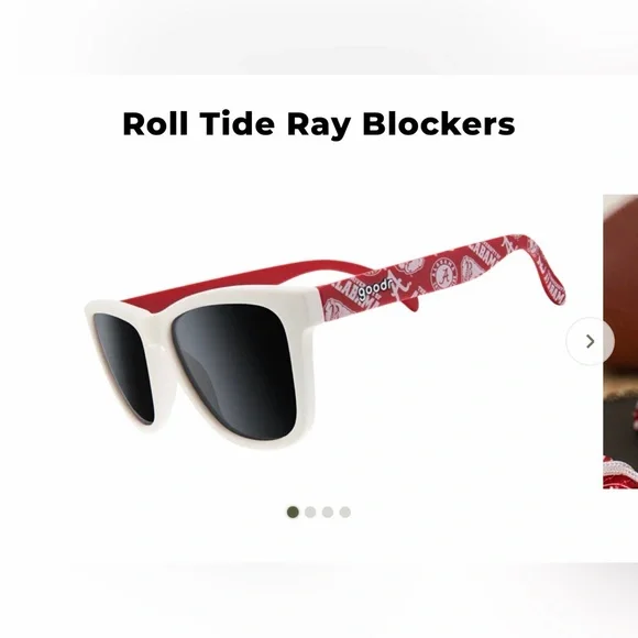 Goodr Sunglasses "Roll Tide Ray Blockers" - Picture 2 of 4